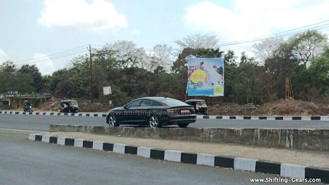 Next-gen Audi A5 spotted on-test in Mumbai