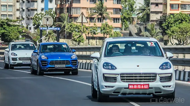Porsche conducts an adventure drive in Mumbai Porsche conducts an adventure drive in Mumbai