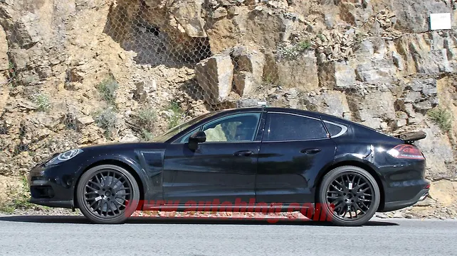 New Porsche sedan spotted testing New Porsche sedan spotted testing