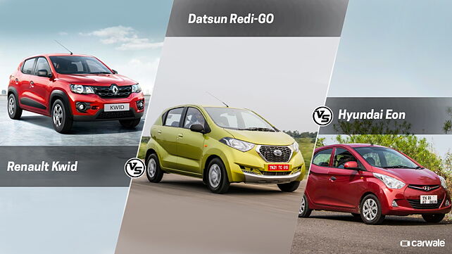 Spec comparo: Renault Kwid Vs Datsun Redigo Vs Hyundai Eon