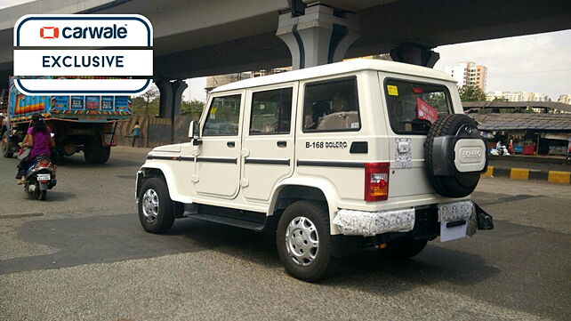 Exclusive - Mahindra Bolero facelift test mule spotted