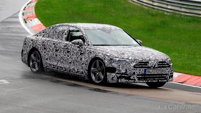 Next-gen Audi A8 spied on test Next-gen Audi A8 spied on test