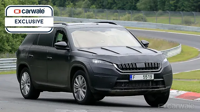 India-bound Skoda Kodiaq spied India-bound Skoda Kodiaq spied