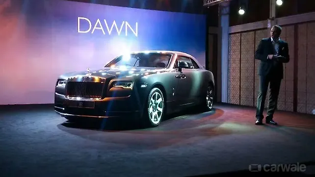 Rolls-Royce Dawn convertible launched at Rs 6.25 crore Rolls-Royce Dawn convertible launched at Rs 6.25 crore
