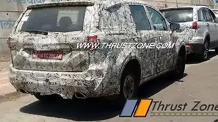 Tata Hexa spied again ahead of launch Tata Hexa spied again ahead of launch