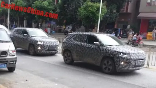New Jeep Compass spied testing in China New Jeep Compass spied testing in China
