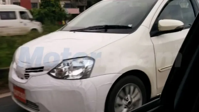 Toyota Etios facelifted spotted on test ahead of festival season debut Toyota Etios facelifted spotted on test ahead of festival season debut