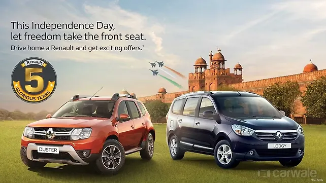 Renault offering special offers on Duster and Lodgy for Independence Day Renault offering special offers on Duster and Lodgy for Independence Day