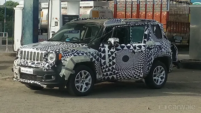 Jeep Renegade spotted on test in Maharashtra Jeep Renegade spotted on test in Maharashtra