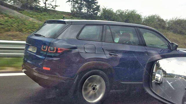 Skoda Kodiaq spied undisguised ahead of official unveil next month