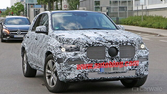 Mercedes-Benz GLE prototype spotted testing