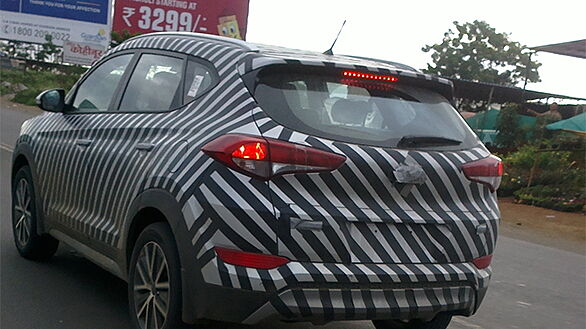 Hyundai Tucson caught testing in Pune