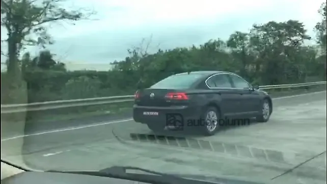 New Volkswagen Passat spied testing on the Mumbai-Pune Expressway New Volkswagen Passat spied testing on the Mumbai-Pune Expressway
