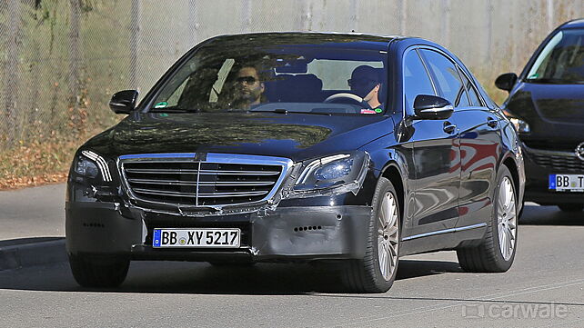 Mercedes-Benz S-Class facelift spotted testing in Germany