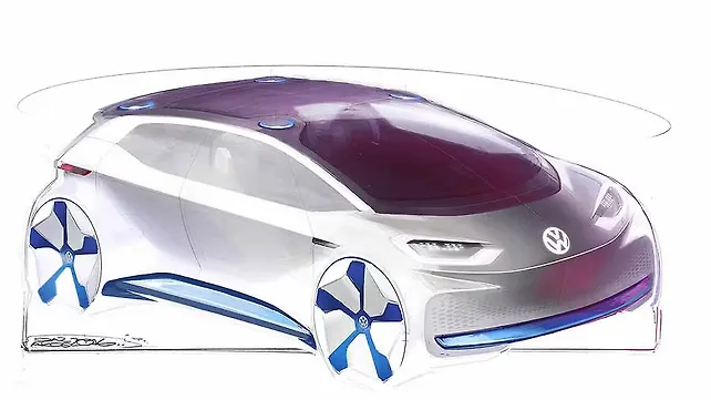 Volkswagen teases new EV in design sketches Volkswagen teases new EV in design sketches