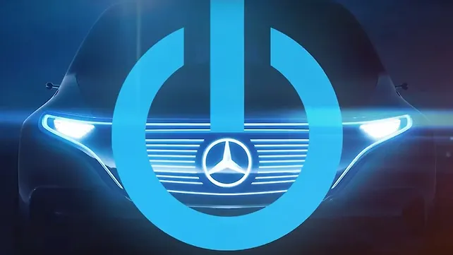 Mercedes electric crossover teased before Paris unveil Mercedes electric crossover teased before Paris unveil