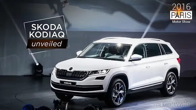 2016 Paris Motor Show: India-bound Skoda Kodiaq unveiled 2016 Paris Motor Show: India-bound Skoda Kodiaq unveiled