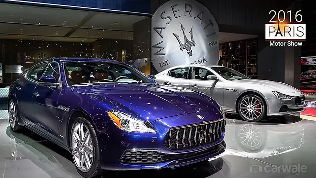 Maserati displays updated Quattroporte and Ghibli at the 2016 Paris Motor Show Maserati displays updated Quattroporte and Ghibli at the 2016 Paris Motor Show