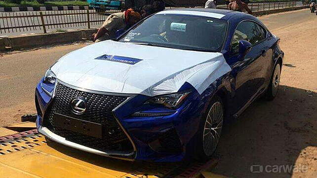 The mental Lexus RC F lands on Indian shores