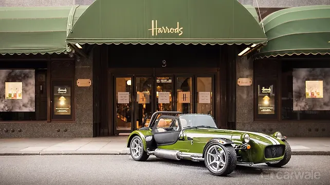 Caterham and Harrods build a special edition Seven Caterham and Harrods build a special edition Seven