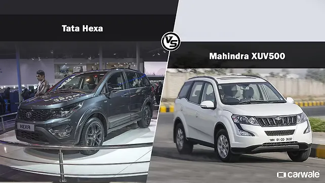 Spec comparo: Tata Hexa Vs Mahindra XUV500 Spec comparo: Tata Hexa Vs Mahindra XUV500