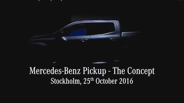 Mercedes-Benz pickup truck concept teased ahead of October 25 debut Mercedes-Benz pickup truck concept teased ahead of October 25 debut