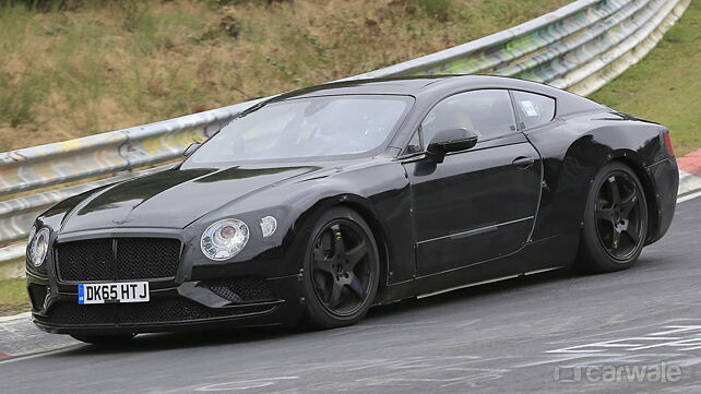 Bentley Continental GT and GTC spied at the Nurburgring