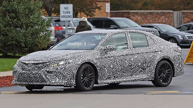 Next-generation Camry spotted testing