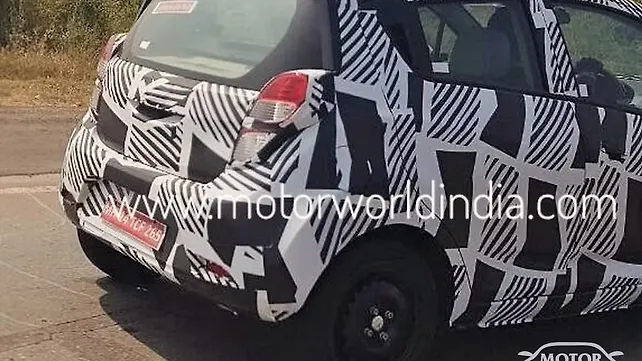 Chevrolet Beat facelift spied with less camouflage Chevrolet Beat facelift spied with less camouflage