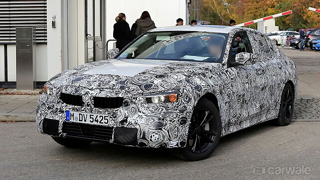 Next-gen BMW 3 Series spied with production body