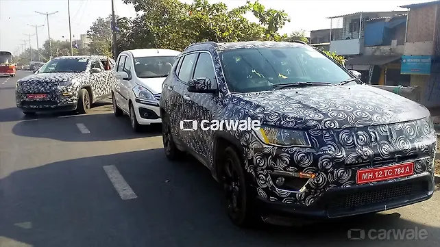 Jeep Compass spotted on test in Mumbai Jeep Compass spotted on test in Mumbai