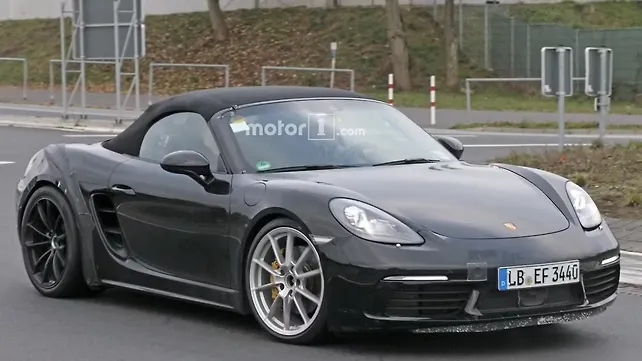 Porsche 718 Boxster GTS spied on the Nurburgring Porsche 718 Boxster GTS spied on the Nurburgring