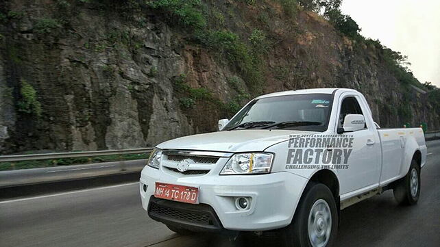 Tata Xenon facelift spotted in production ready guise