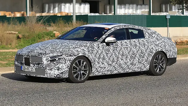 Mercedes CLS spied; Due for launch in 2018 Mercedes CLS spied; Due for launch in 2018
