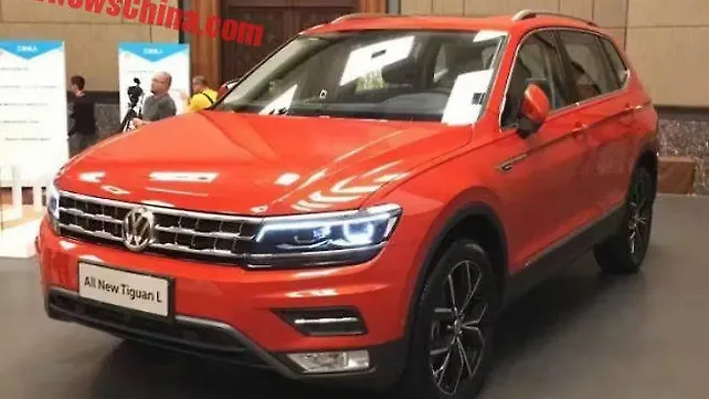 Volkswagen Tiguan long wheelbase version spied undisguised Volkswagen Tiguan long wheelbase version spied undisguised