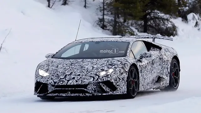 Lamborghini Huracan Superleggera spotted testing in the Arctic Lamborghini Huracan Superleggera spotted testing in the Arctic