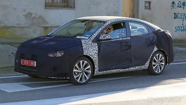 All-new Hyundai Verna spied in Spain All-new Hyundai Verna spied in Spain