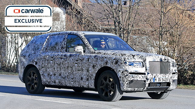 Rolls-Royce Cullinan SUV spotted on test