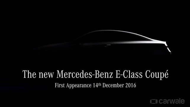 Mercedes-Benz E-Class Coupe teased ahead of launch