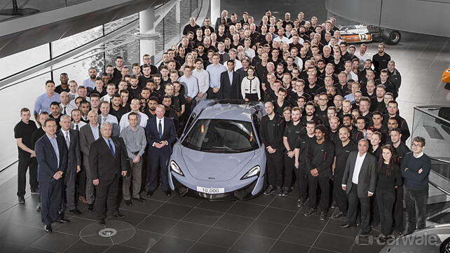 McLaren celebrates production milestone; Produces its 10,000th car