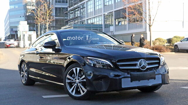 C-Class coupe with kinetic energy recovery tech spied