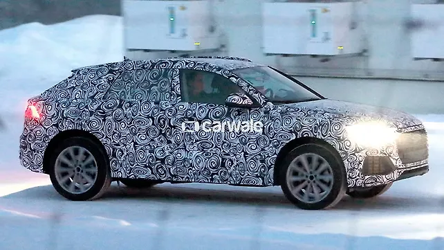 First images of the Audi Q8 in its real body First images of the Audi Q8 in its real body