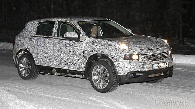 Upcoming compact SUV from Geely spotted on test