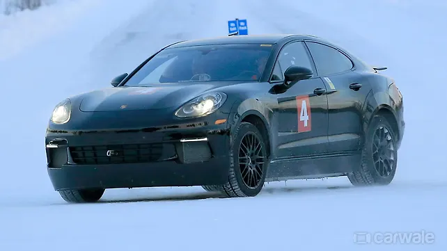 Porsche Mission E spied Porsche Mission E spied