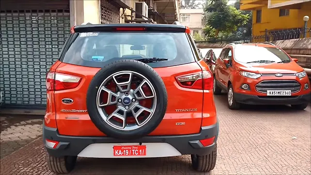 Ford EcoSport snapped with new touch screen system and alloy wheels Ford EcoSport snapped with new touch screen system and alloy wheels