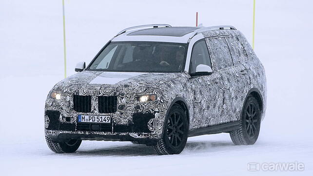 BMW X7 flagship SUV spied testing