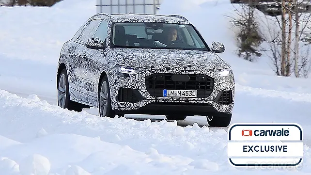 Upcoming Audi Q8 spied on test again Upcoming Audi Q8 spied on test again