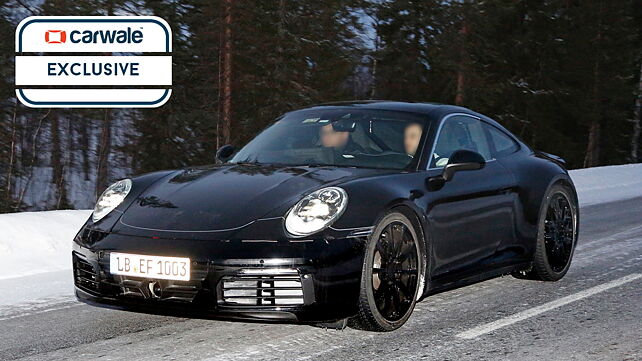 Porsche caught testing their all new 911