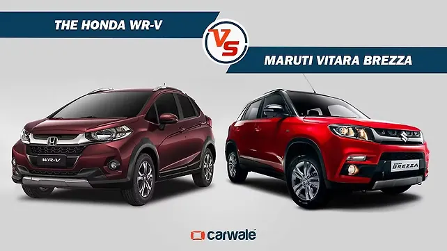 Spec comparison: Maruti Vitara Brezza Vs Honda WR-V Spec comparison: Maruti Vitara Brezza Vs Honda WR-V