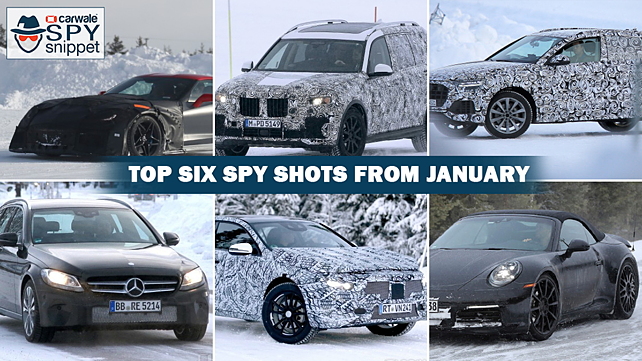 Top six spy shots from January